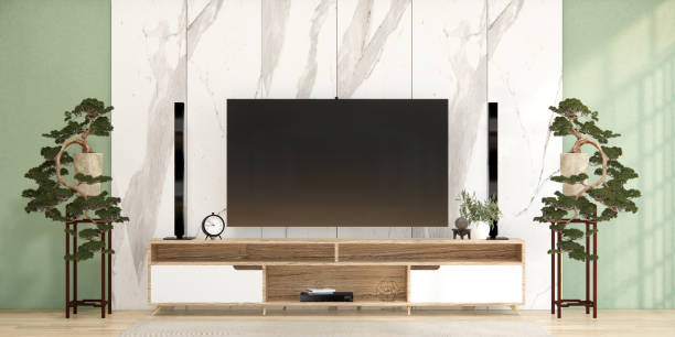istock cabinet in modern empty room Japanese - zen style,minimal designs. 1548816144