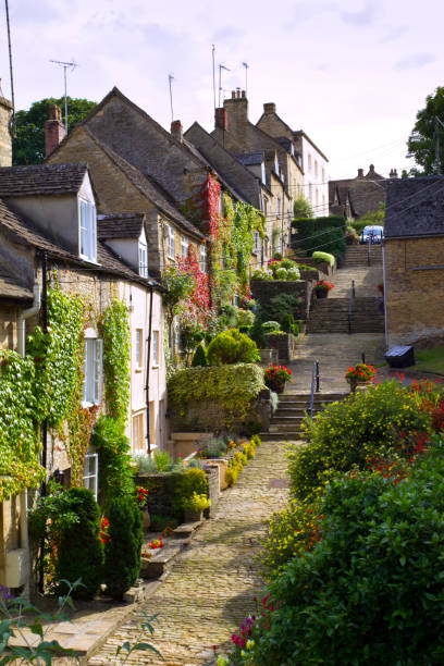 istock Old cottages on Chipping Steps, Tetbury, Cotswolds, Gloucestershire, UK 154882907