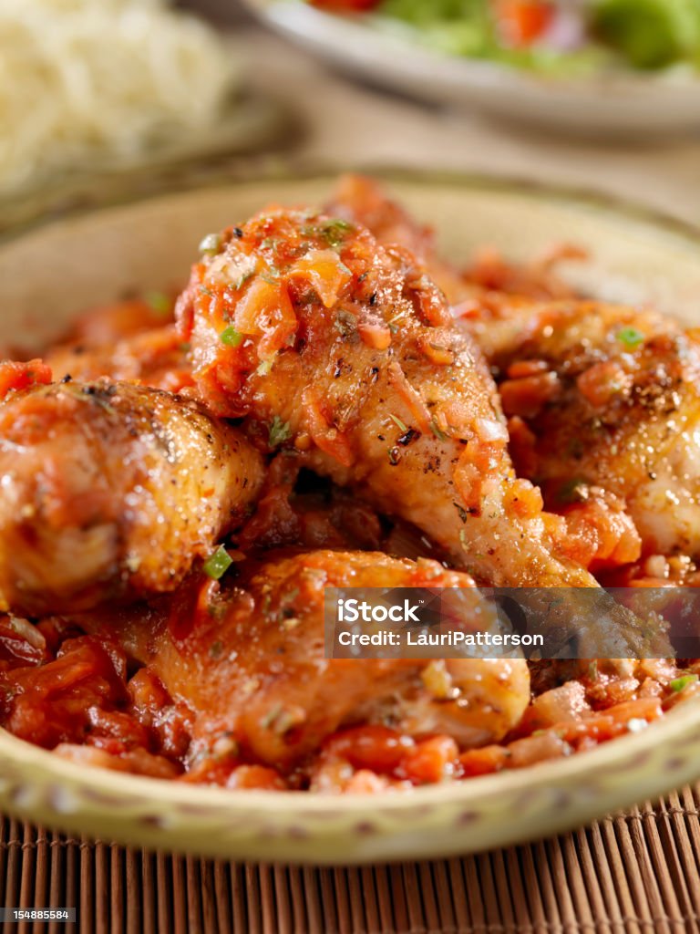 Hühnchen-Cacciatore - Lizenzfrei Hühnchen-Cacciatore Stock-Foto