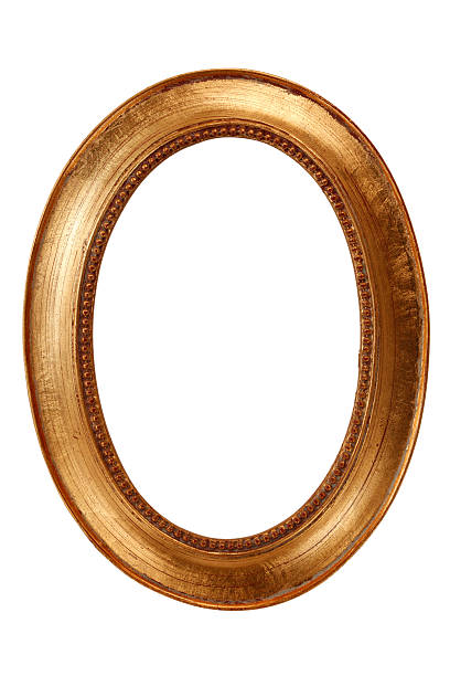 istock Oval gold frame XXXL 154885792