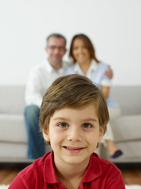 istock Happy boy and his parents 154887485