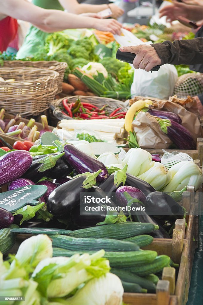 Organic Mercato degli allevatori di tutta Amsterdam. - Foto stock royalty-free di Mercato di prodotti agricoli