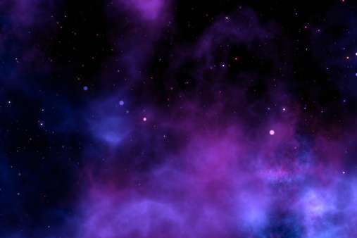 Space with stars, Digitally Generated Image