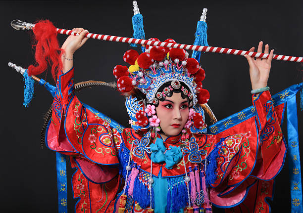 1 つの伝統的な中国オペラ俳優 - beijing opera ストックフォトと画像