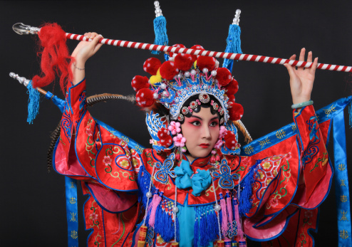one traditional chinese opera actor