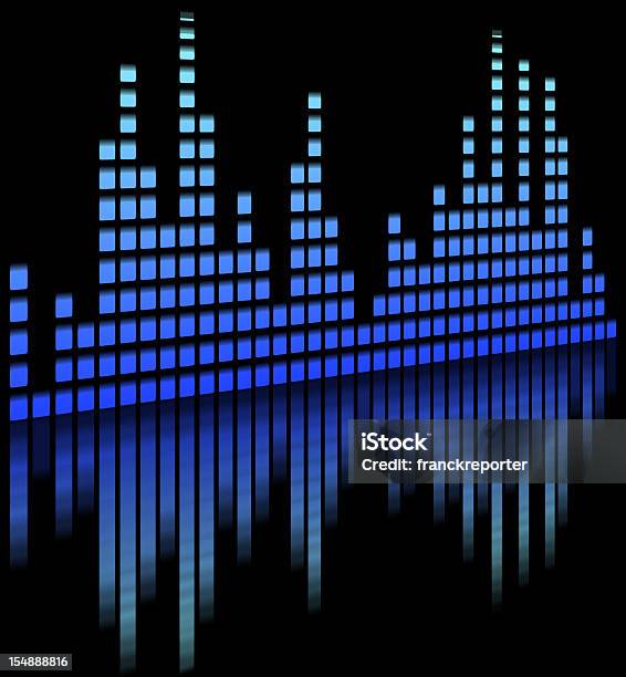 音楽 Equaliser ぼやけたブラックの背景サウンドミキサー - 音波のベクターアート素材や画像を多数ご用意 - 音波, 音, 波形パターン