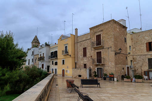 Bari Vecchia street, Italian old town in Puglia
