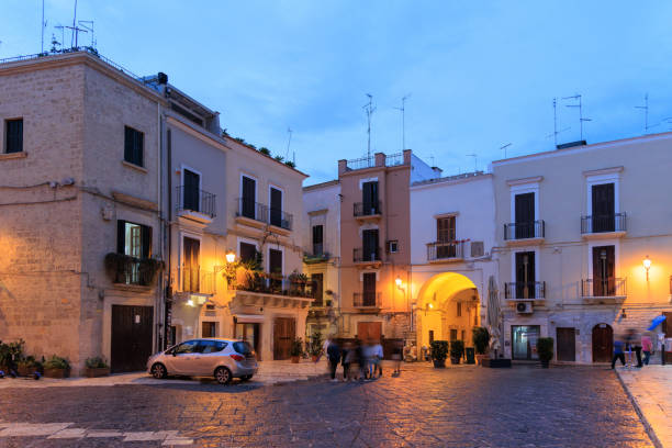 istock Bari Vecchia at dusk, Italian old town 1548889507