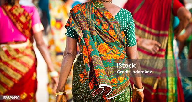 Women In India Stock Photo - Download Image Now - Sari, India, Women