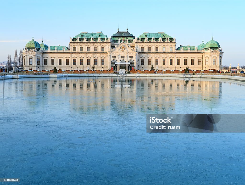 Дворец Бельведер, Vienna - Стоковые фото Вена - Австрия роялти-фри