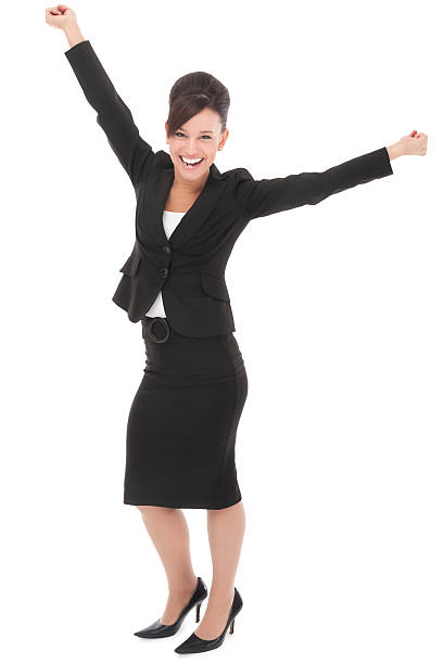 istock Elated Businesswoman 154890859
