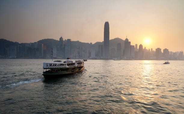 istock Ferry Boat To Hong Kong 154890956