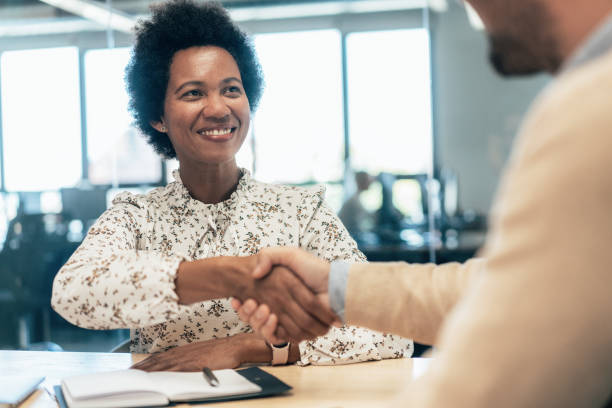 istock Handshake for the new agreement 1548911719