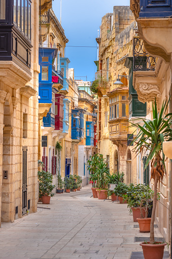 View of Birgu (Vittoriosa) from Valleta, Malta