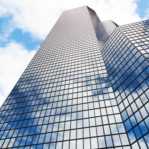 Free Stock Photo of Modern skyscrapers with reflective surfaces ...