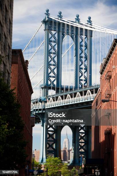 Ponte De Manhattan Vista Clássica - Fotografias de stock e mais imagens de América do Norte - América do Norte, Ao Ar Livre, Arquitetura