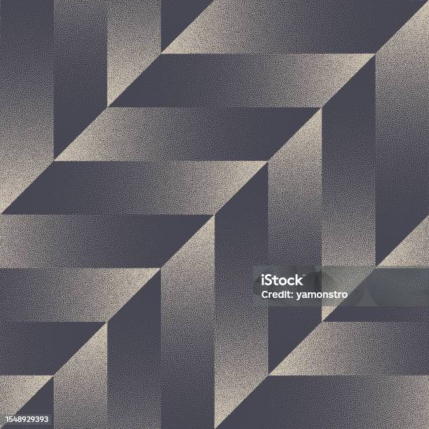 Striped Angled Structure Seamless Pattern Vector Dot Work Abstract ...