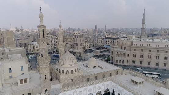 cityscape of mosques in Cairo