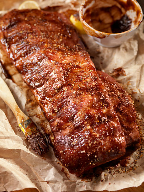 istock BBQ Baby Back Pork Ribs in Butcher Paper 154894140