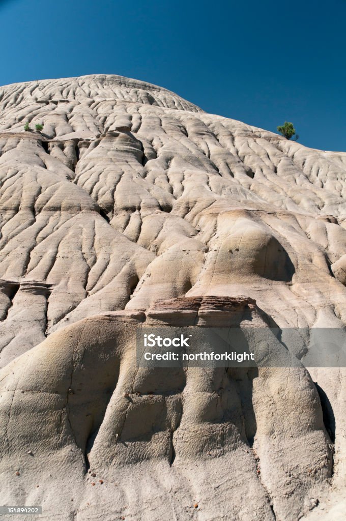 Erodowany badlands Krajobraz w Alberta, Kanada - Zbiór zdjęć royalty-free (Alberta)