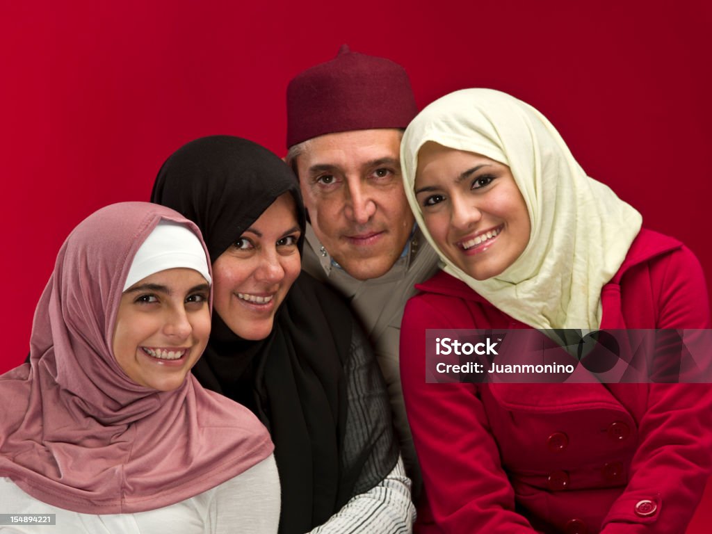 Muzułmanin Portret rodziny - Zbiór zdjęć royalty-free (Islam)