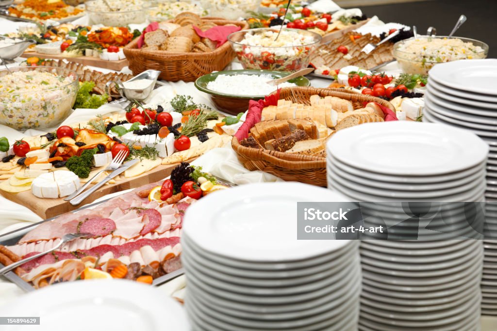 Catering Mesa - Royalty-free Festa Foto de stock