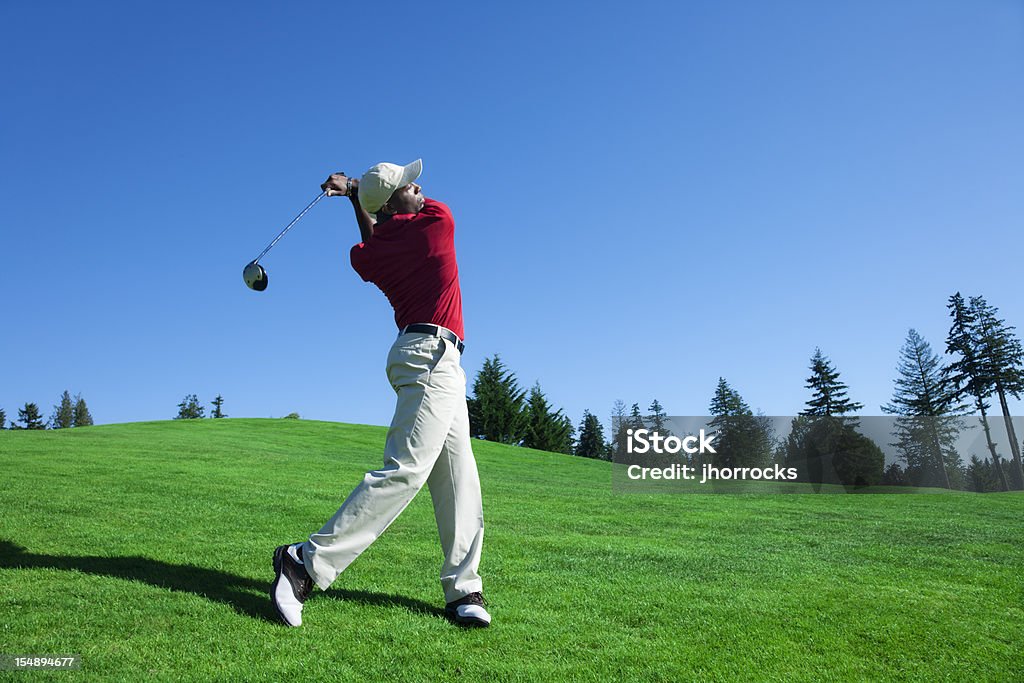 Golf Huśtanie się - Zbiór zdjęć royalty-free (Golf - Sport)