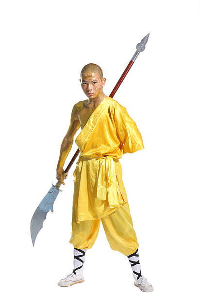 shaolin guerrier monk - hinduism monk buddhism myanmar photos et images de collection