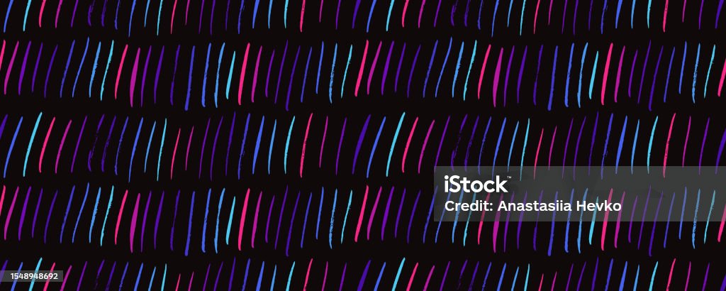 Multi Colored Thin Small Vertical Lines Seamless Pattern On Dark ...