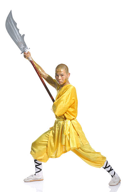 shaolin guerrier monk - hinduism monk buddhism myanmar photos et images de collection