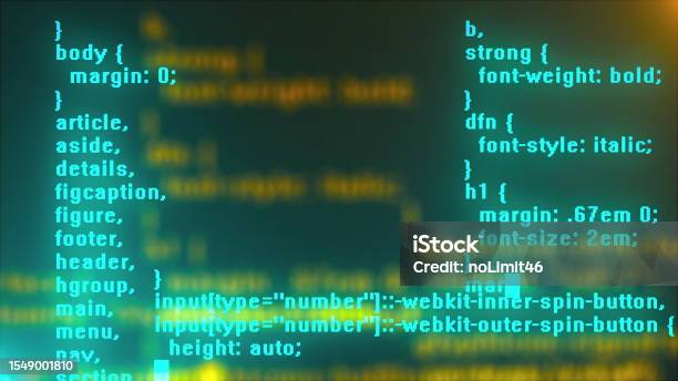 3d Render Programming Code Stock Photo - Download Image Now - Abstract ...