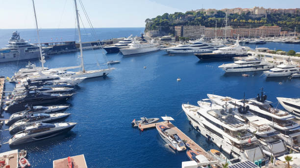istock Port Hercule in Monaco view from Monte Carlo district 1549008693
