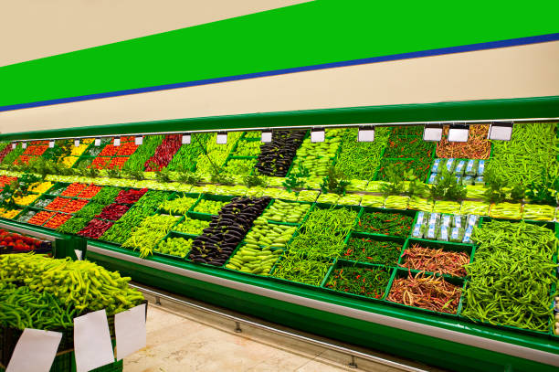Cucumbers and peppers are on the market