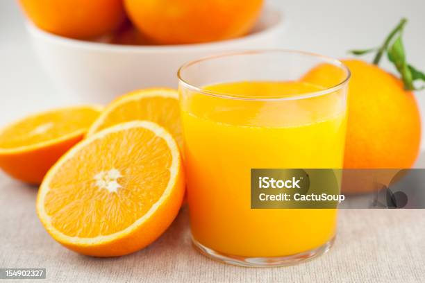 Jugo De Naranja Foto de stock y más banco de imágenes de Zumo de naranja - Zumo de naranja, Vaso, Zumo