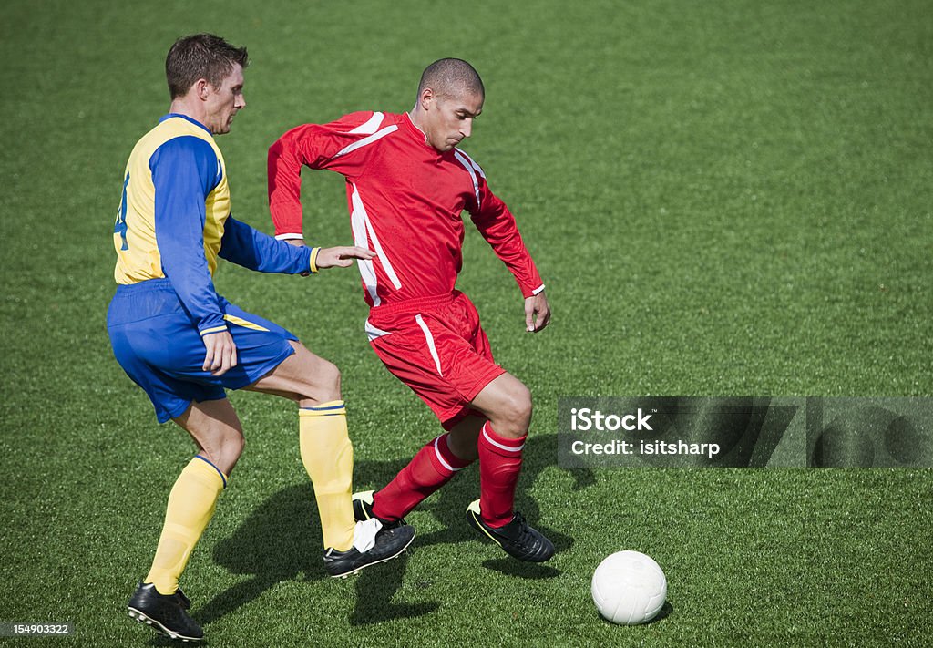 Jugadores de fútbol - Foto de stock de Actividad libre de derechos