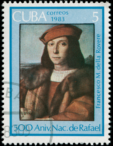 Commemorating the 500th birthday of the painter Rafael. In aRGB color for beautiful prints.