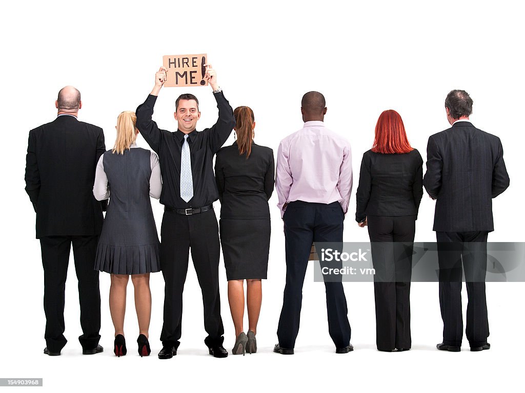 Desempregados pessoas de negócios - Foto de stock de Adulto royalty-free