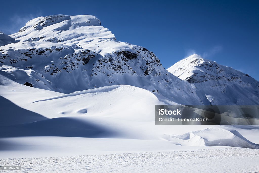 Winter-Landschaft - Lizenzfrei Alpen Stock-Foto