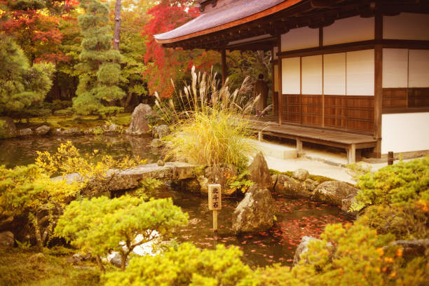 istock Old pavillion in a garden 154904918