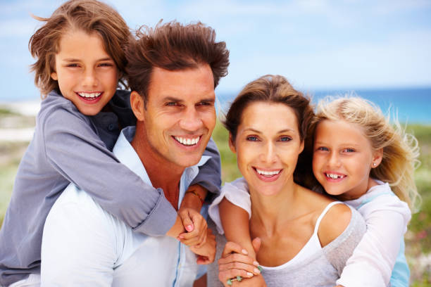 istock Happy family on vacation 154905013