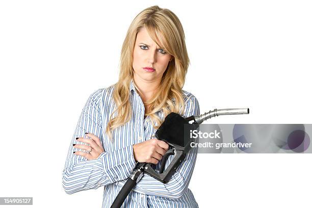 여자 가솔린 노즐 암즈 접힌 분노에 대한 스톡 사진 및 기타 이미지 - 분노, 가솔린, 급유