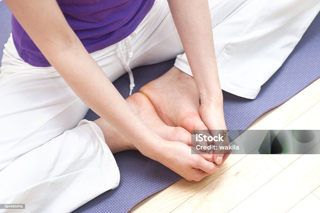 yoga seat  Exercise Mat Stock Photo