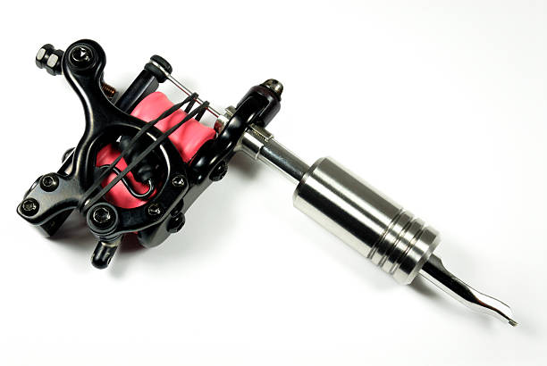a homemade tattoo machine.