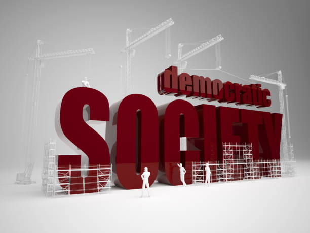 istock Building domocratic society 154906647