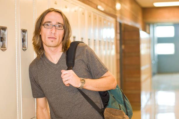 istock Casual Male College Student 154906965
