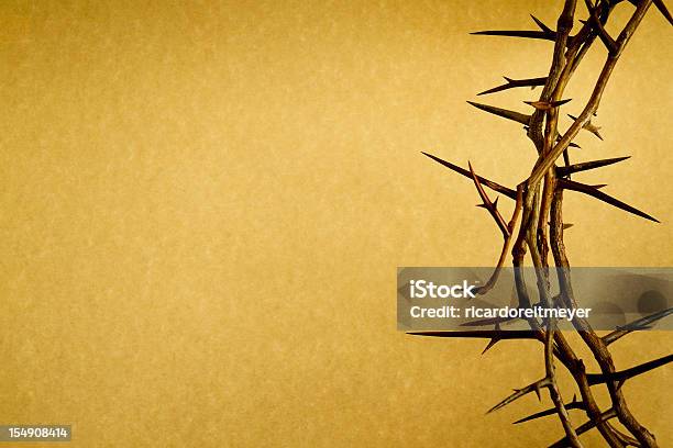 Crown Of Thorns Represents Jesus Crucifixion On Good Friday Stock Photo - Download Image Now