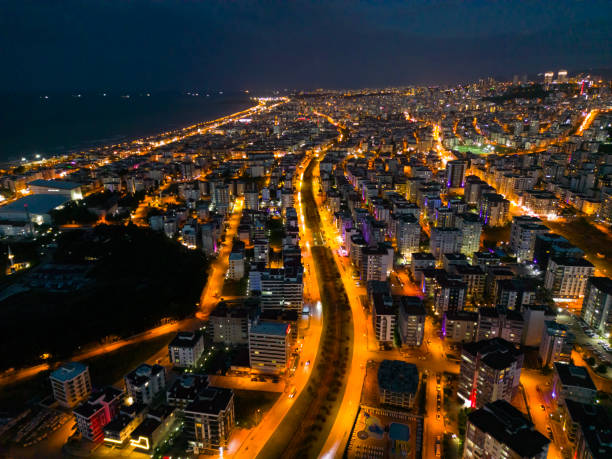istock Samsun Atakum city lights coast and structure 1549103673