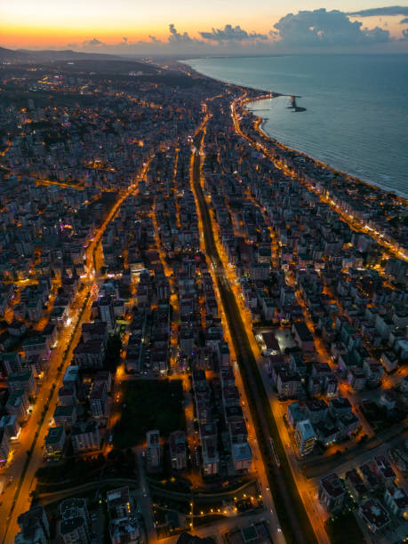 istock Samsun Atakum city lights coast and structure 1549112589