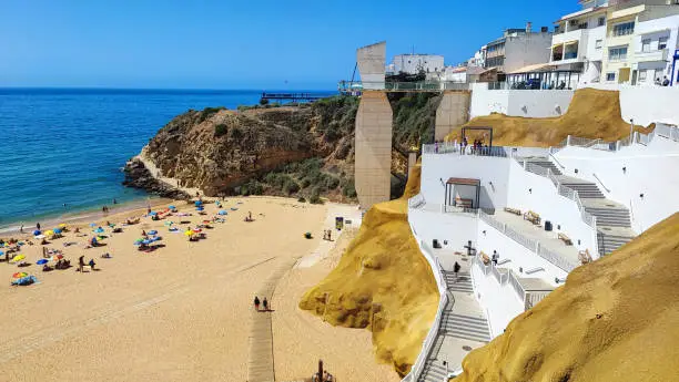 Photo of Fisherman`s beach in Albufeira, Portugal