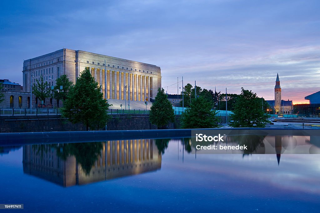 Helsinki, Finlandia - Foto de stock de Edificio del Parlamento libre de derechos